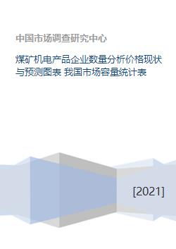 煤矿机电产品企业数量分析价格现状与预测图表 我国市场容量统计表